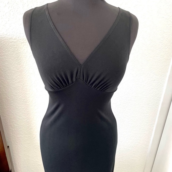 BCBG Midi Slip Dress with Flounce at Bottom - S - Picture 2 of 6